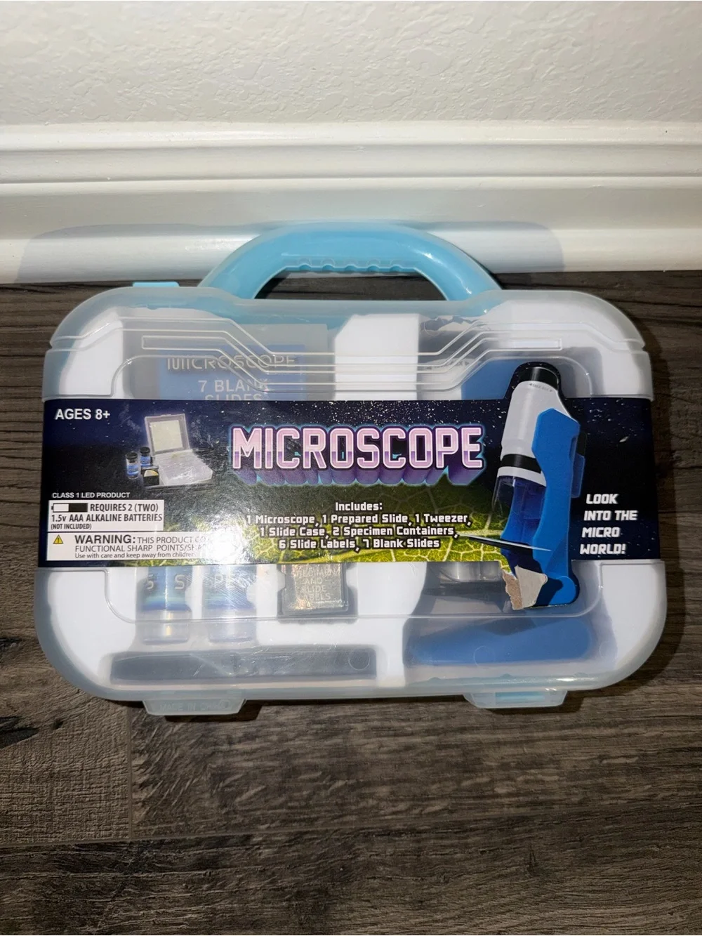 Kids Microscope Science Kit - Portable Learning Set